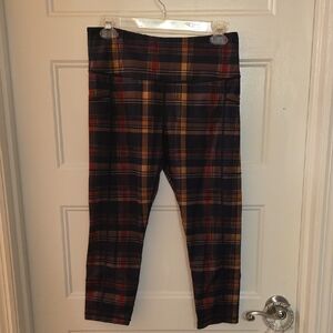 CVG ~ Campfire Plaid Medium Capri
